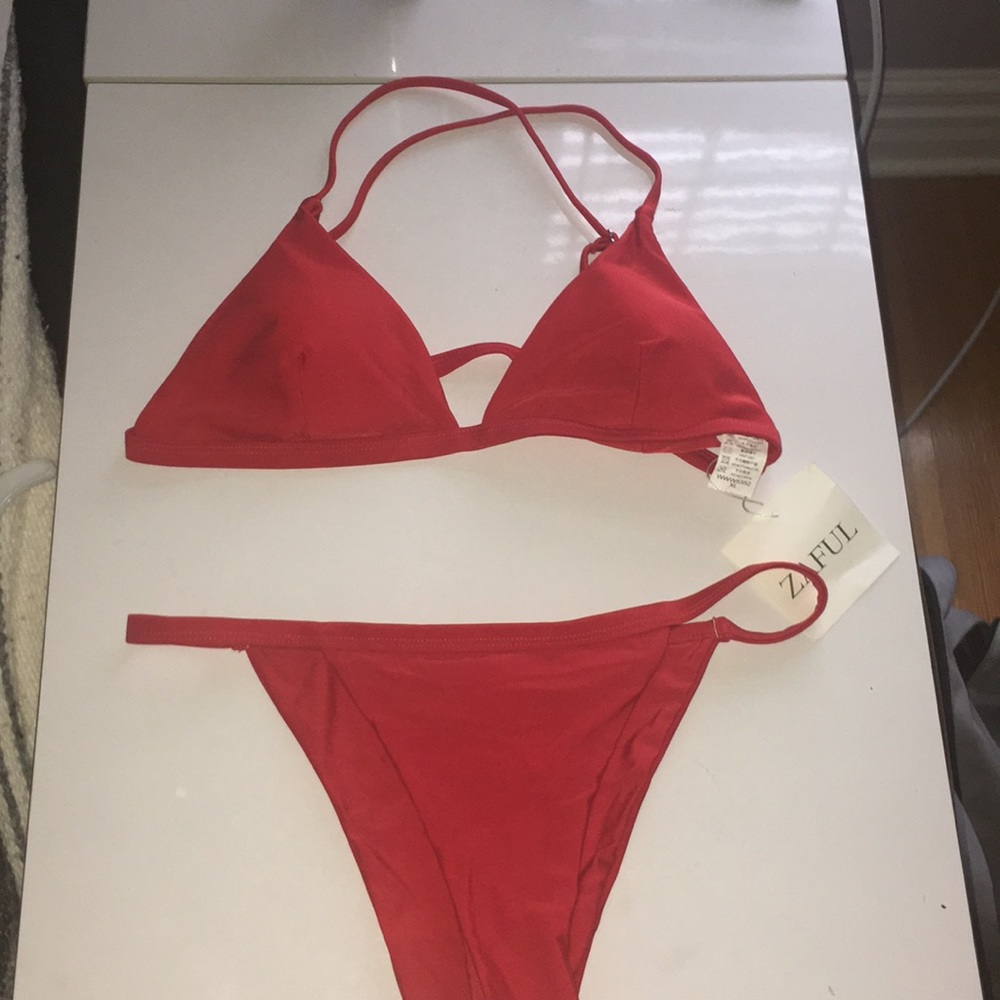Red bikini